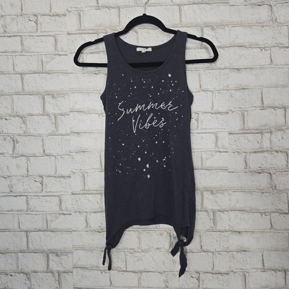Maurices‎ "Summer Vibes" embroidery tank